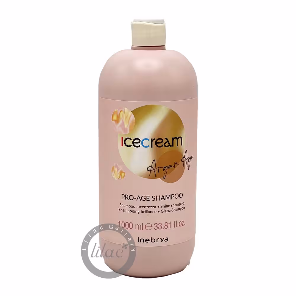 آیس کریم ice cream (اینبریا inebrya) شامپو آرگان 1000 میل