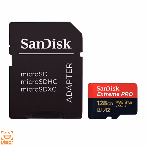 کارت حافظه microSD سن دیسک Sandisk Extreme PRO XC UHS-1 U3 V30 170MB/S 128GB
