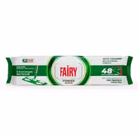 دستمال طی فیری FAIRY رایحه پودری POWER WIPES بسته 50 برگی
