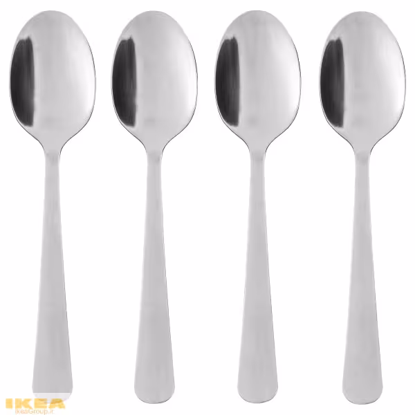 ست 4تایی قاشق چای خوری استیل مدل DRAGON | برند ایکیا | ارسال 15 الی 20 روز کاری