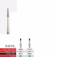 فرز الماسی دسته نقره ای BTM مدل Flame-889L - فروشگاه تخصصی دندانپزشکی سپیرا
