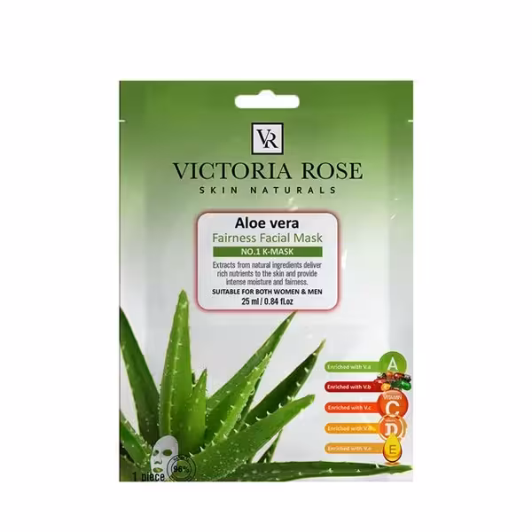 ماسک ورقه ای صورت آلوئه ورا ویکتوریا رز 25 گرمی | Victoria Rose Aloevera Face Sheet Mask 25 g