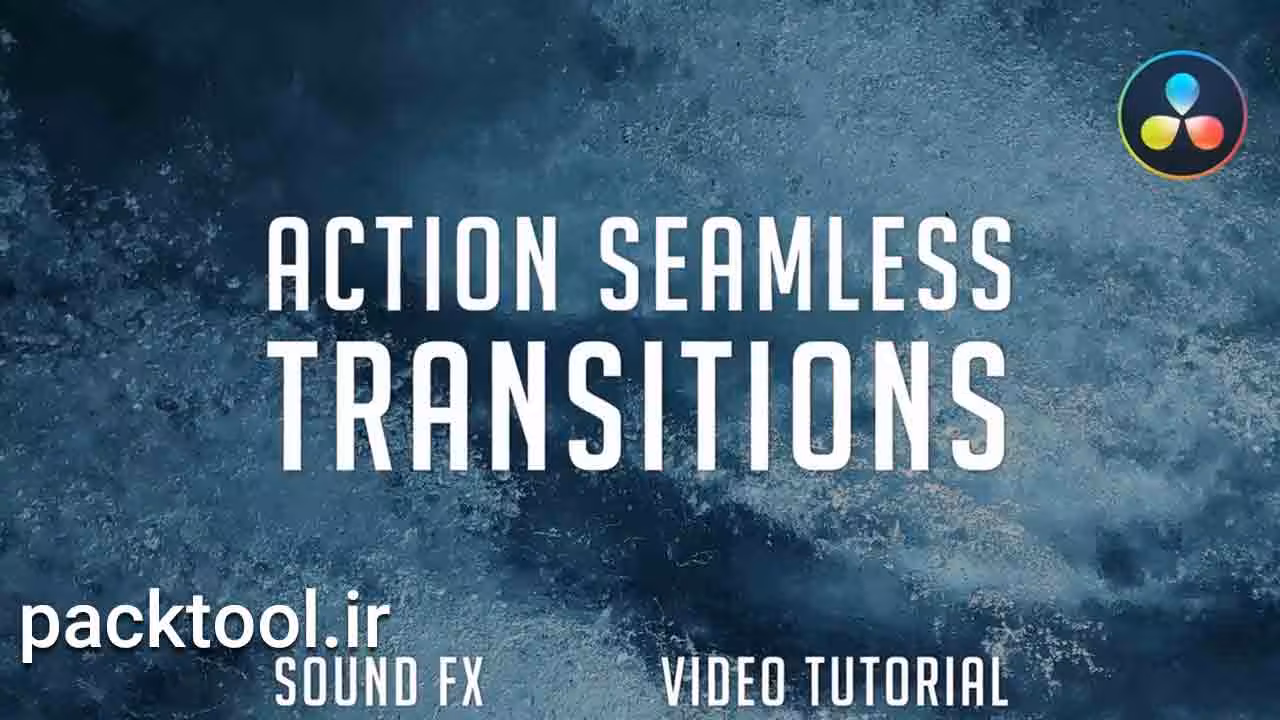 پروژه آماده پک ترنزیشن داوینچی ریزالو Action Seamless Transitions Pack 1 - پک تول