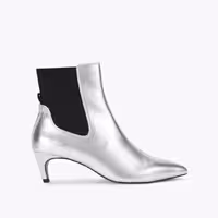 قیمت و خرید کفش بوت زنانه نقره‌ای کرت گایگر مدل trace ankle boot اورجینال
