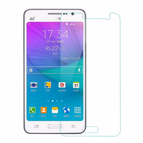محافظ صفحه نمایش شیشه‌ای 414 موبایل سامسونگ Grand Prime