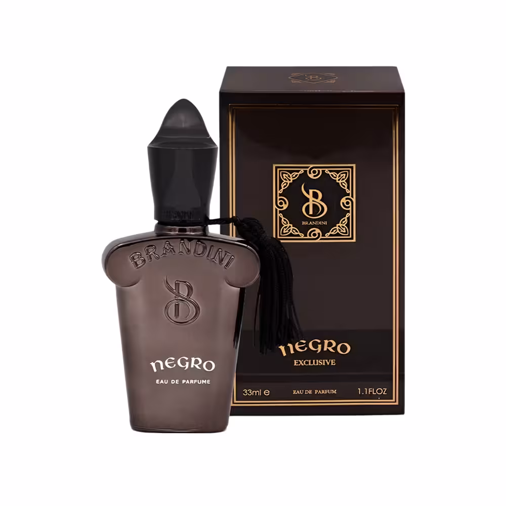 عطر جیبی ادوپرفیوم اسپرت کازاموراتی نگرو برندینی مدل Brandini Negro Eau de Perfume
