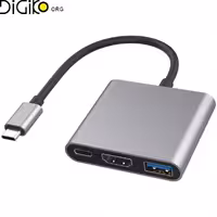 تبدیل تایپ سی به HDMI/USB/PD مینی تک