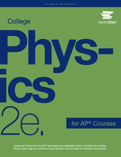 خرید و دانلود نسخه کامل کتاب College Physics for AP® Courses 2e - Lab Manual (Student Version)