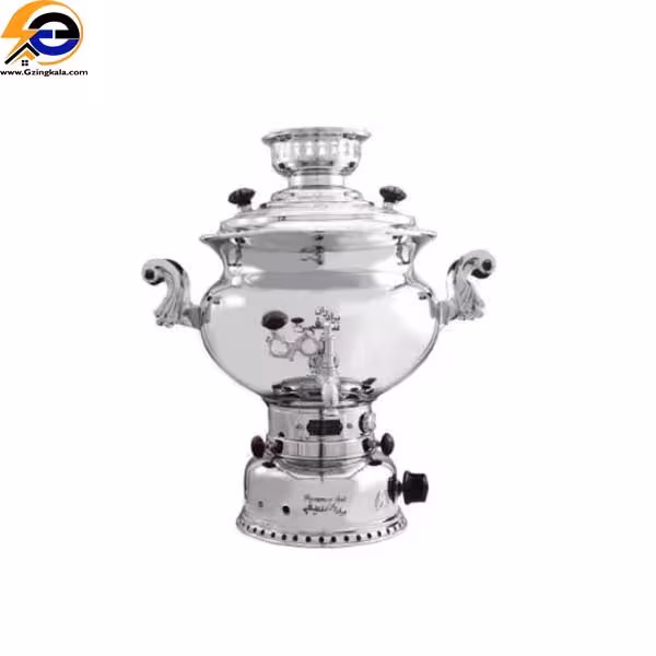 سماور گازسوز 8 لیتری برادران سیفی مدل 10 صدفی بدون ترموکوپل