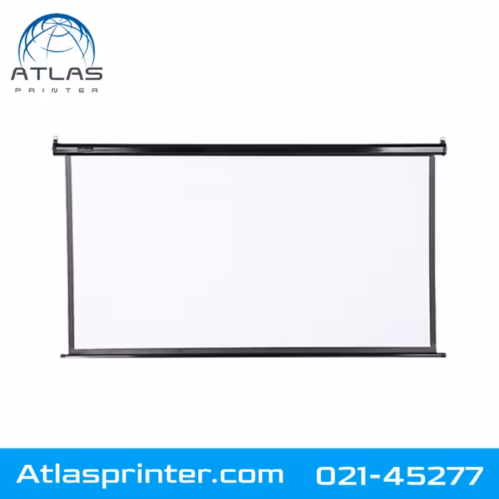 پرده نمایش برقی پروژکتور سلکسون سایز 4×4 مشکی