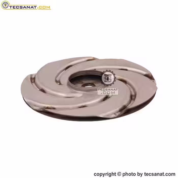 پروانه آب پخش کن استیل کفکش توان تک قطر 129 لوله 4 کد 2056