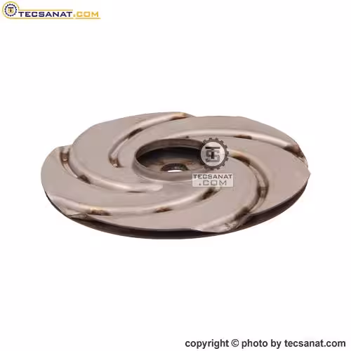 پروانه آب پخش کن استیل کفکش توان تک قطر 129 لوله 4 کد 2056