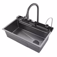 سینک ظرفشویی استیل توکار مدل پیانویی