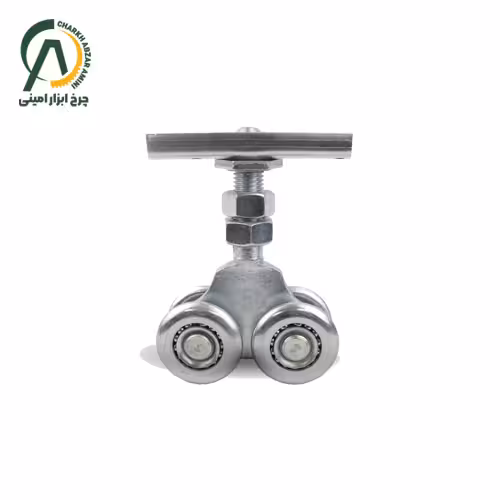 قرقره (بلبرینگ) بالای درب 4 چرخ 5×5 درجه یک