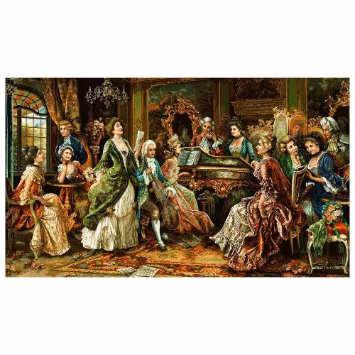 نخ و نقشه فرانسوی طرح پیانوزن کد 24208