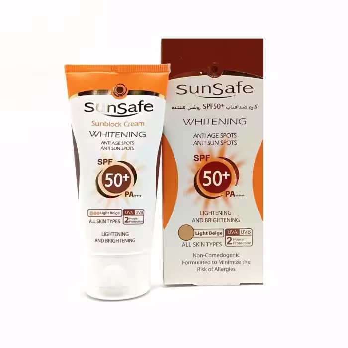 کرم ضدآفتاب روشن‌کننده سان‌سیف SPF50