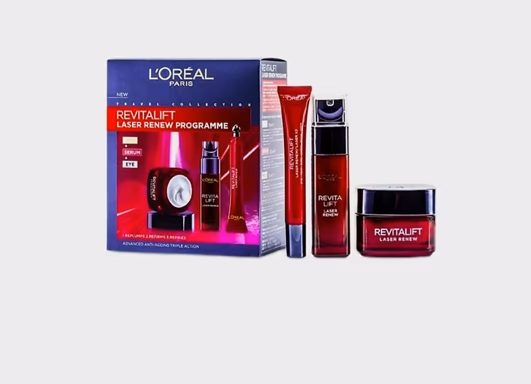 پک کرم ضد چروک و لیفت لورآل مدل Revitalift Laser