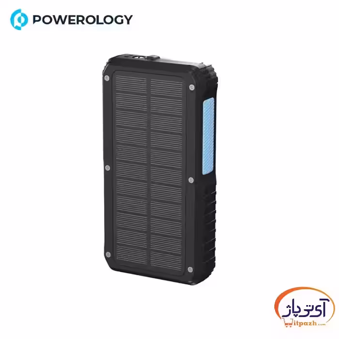 پاوربانک خورشیدی و شارژ بیسیم پاورولوژی PP076 توان 20W PD ظرفیت 20000mAh