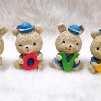 مجسمه خرس لاو 4تایی