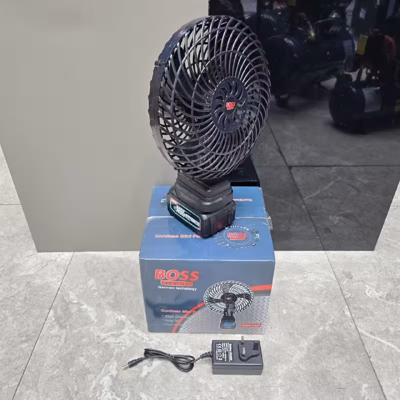 پنکه شارژی 148 ولت مینی تک باتری باس مدل FAN02