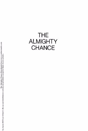 خرید و دانلود نسخه کامل کتاب The Almighty Chance