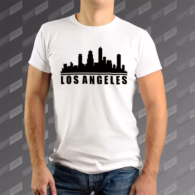 تیشرت مردانه طرح Los Angeles TS-862