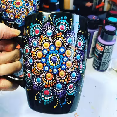 ابزار سفالگری به گز مدل داتینگ نقطه کوبی مجموعه 5 عددی