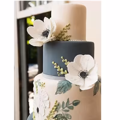 قالب فوندانت بهگز مدل گل شقایق مجموعه 3 عددی