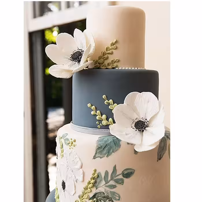 قالب فوندانت بهگز مدل گل شقایق مجموعه 3 عددی