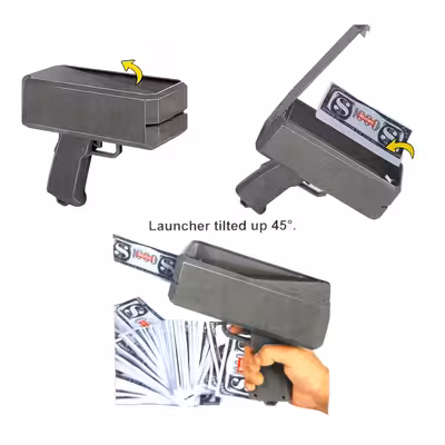 تفنگ اسباب بازی مدل پرتاب پول