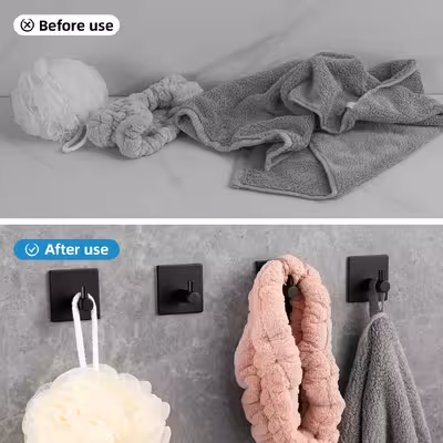 آویز حوله مدل مربع بسته 4 عددی