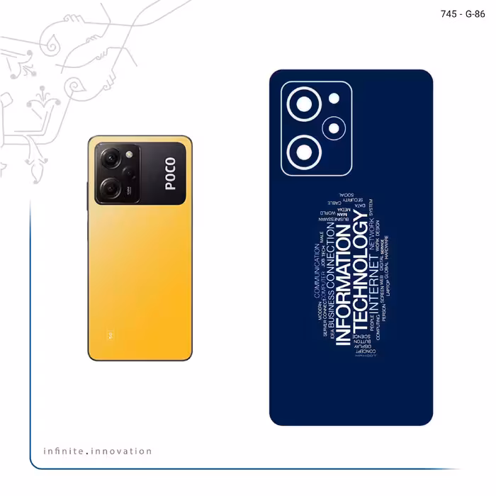 برچسب پوششی ماهوت مدل IT Science مناسب برای گوشی موبایل شیائومی Poco X5 Pro