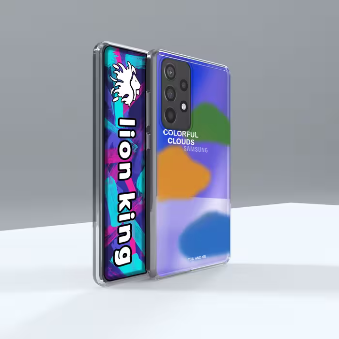 کاور لاین کینگ مدل هولوگرامی مناسب برای گوشی موبایل سامسونگ Galaxy A32 4G