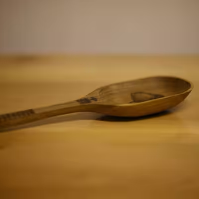 قاشق آجیل خوری وودلندزون مدل بلوط