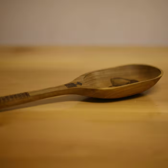 قاشق آجیل خوری وودلندزون مدل بلوط