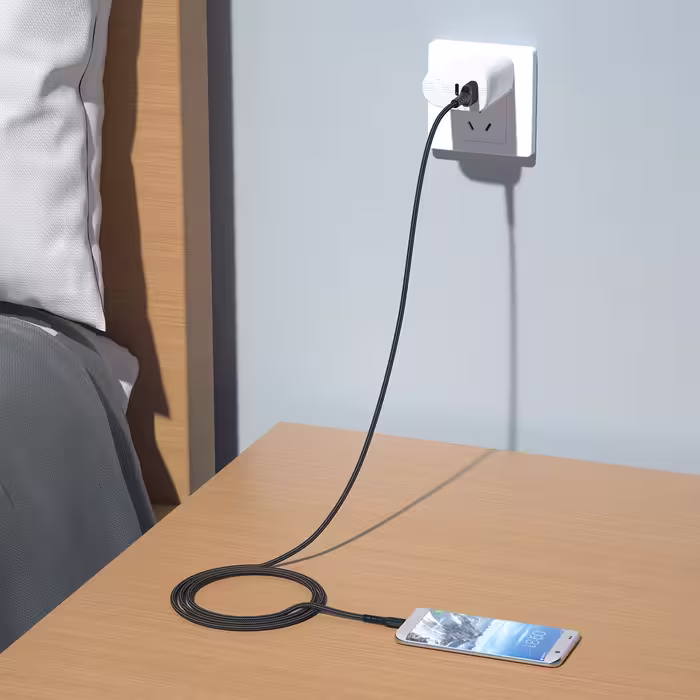 کابل تبدیل usb به micro usb پی زد ایکس مدل V143 طول 1 متر