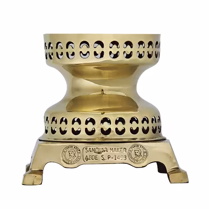 سماور زغالی عبدی مدل کلاسیک گنجایش 5 لیتر