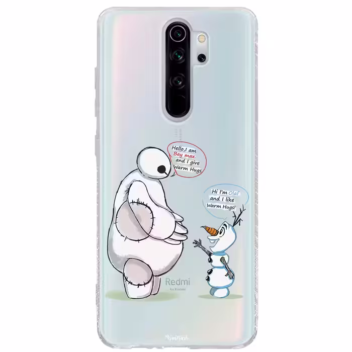 کاور طرح Olaf &amp; Baymax مناسب برای گوشی موبایل شیائومی Redmi Note 8 Pro