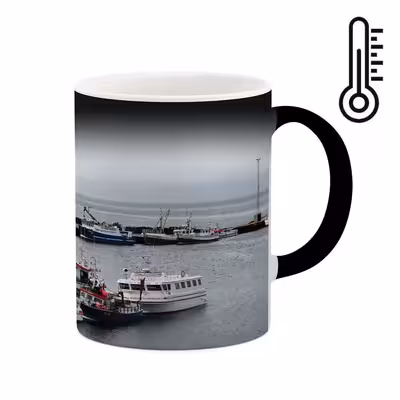 ماگ حرارتی طرح کشتی در ساحل مدل mgh02380