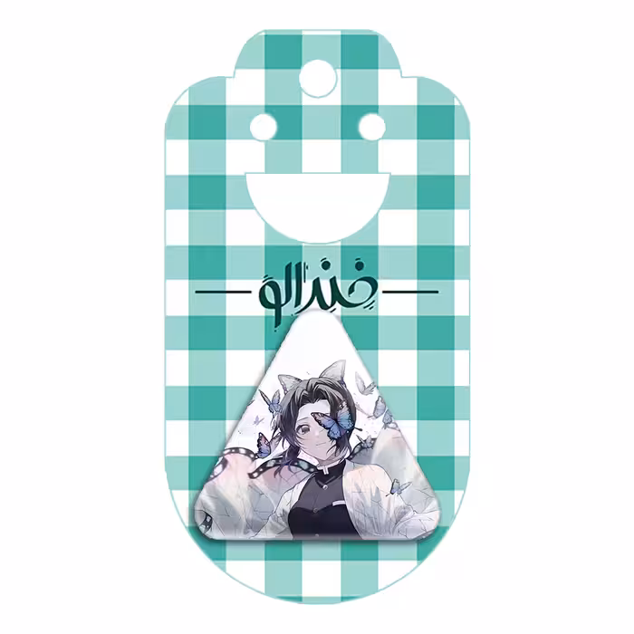 پیکسل خندالو طرح شینوبو کاکوچو انیمه شیطان کش مدل مثلثی کد 11489