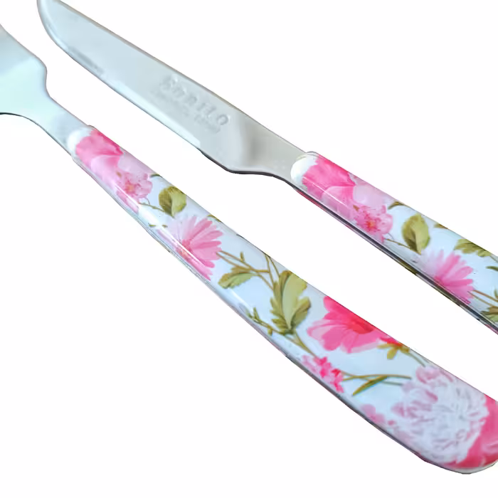 ست کارد و چنگال میوه خوری 12 پارچه بونیتو مدل شقایق