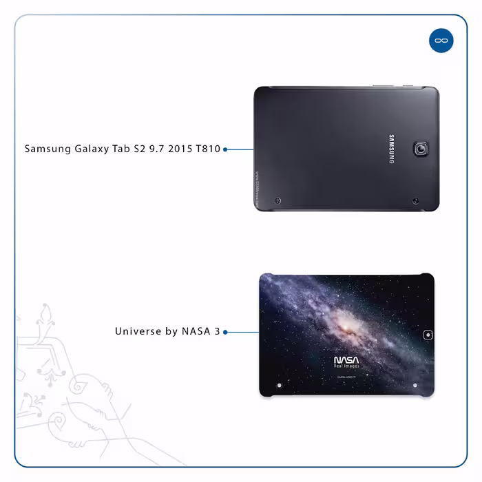 برچسب پوششی ماهوت مدل Universe-by-NASA-3 مناسب برای تبلت سامسونگ Galaxy Tab S2 9.7 2015 T810