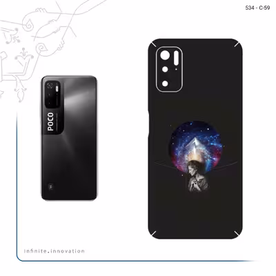 برچسب پوششی ماهوت مدل Collage of surreal Portrait of Women 3 مناسب برای گوشی موبایل شیائومی Poco M3 Pro 5G