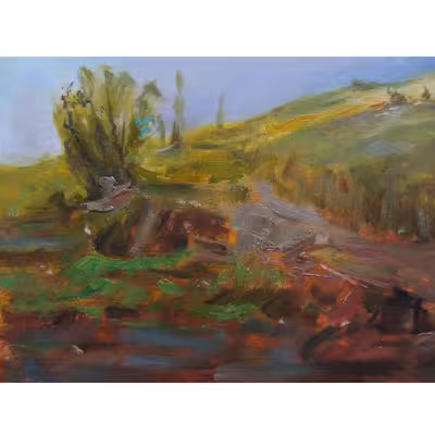 تابلوی نقاشی رنگ روغن مدل طبیعت کد ۰۵۰۲