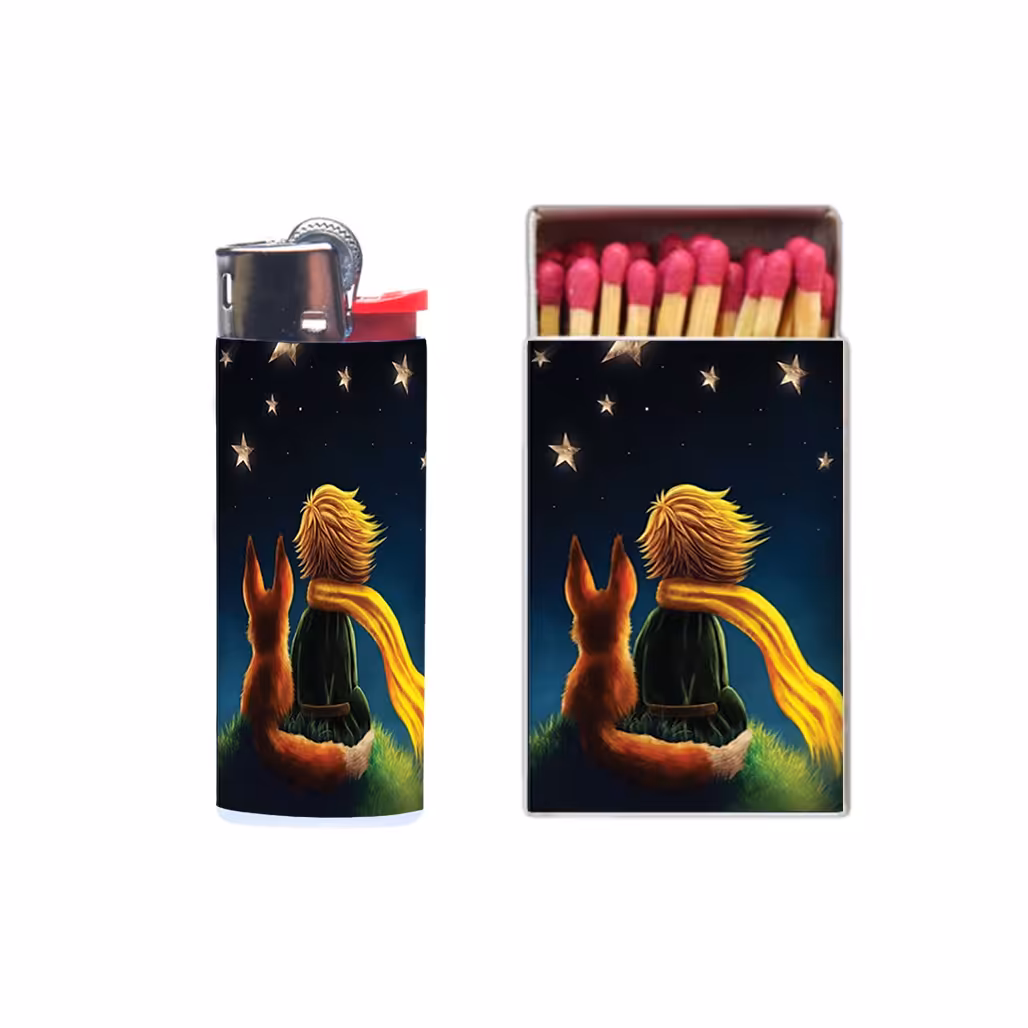 فندک مدل شازده کوچولو کد 1055 به همراه کبریت