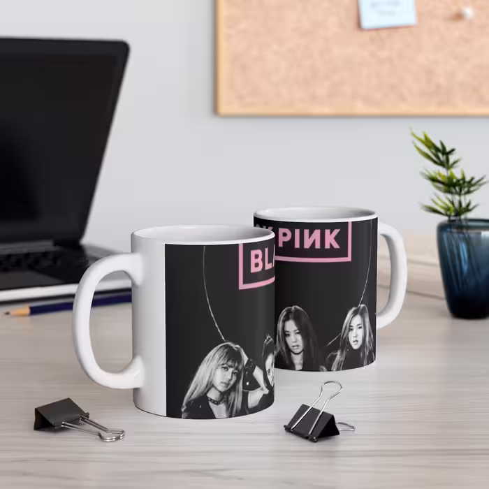 ماگ طرح بلک‌پینک BPK0033