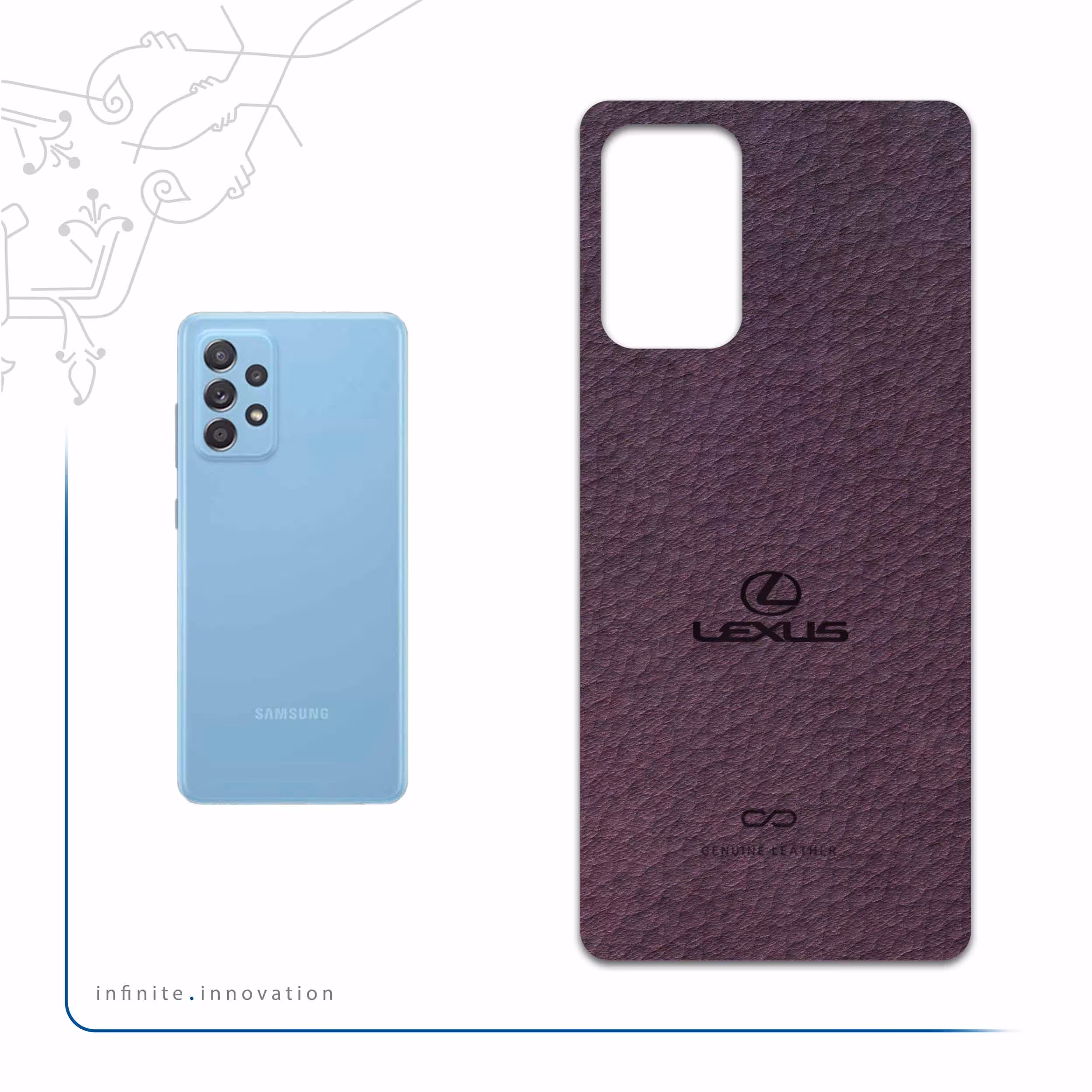 برچسب پوششی ماهوت مدل PL-LXS مناسب برای گوشی موبایل سامسونگ Galaxy A52 5G