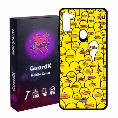 کاور گارد ایکس طرح اردک مدل Glass10361 مناسب برای گوشی موبایل سامسونگ Galaxy A11