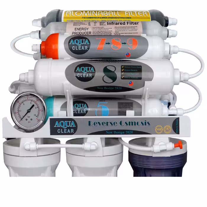 دستگاه تصفیه کننده آب آکوآ کلیر مدل NEW DESIGN2020 -GTS10 به همراه فیلتر تصفیه آب بسته 3 عددی