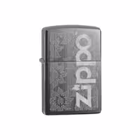 فندک زیپو اصل، طرح Floral Logo Laser، کد 29241